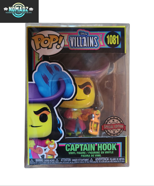 (Special Edition) Disney Villains Funko Pop! Vinyl Captain Hook Blacklight Figure