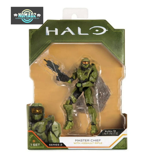 Master Chief w/ Assault Rifle Halo Infinite Action Figure